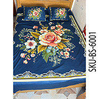 Royal Floral Cotton Bed Sheet Set